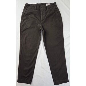 Gap‎ Downtown Khaki Women 6 Dark Brown Straight Leg Chino Pants Excellent